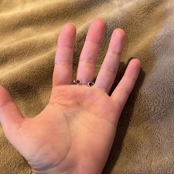 Ring adjustable size S925 stamped with chakra crystals - Picture 4 of 5